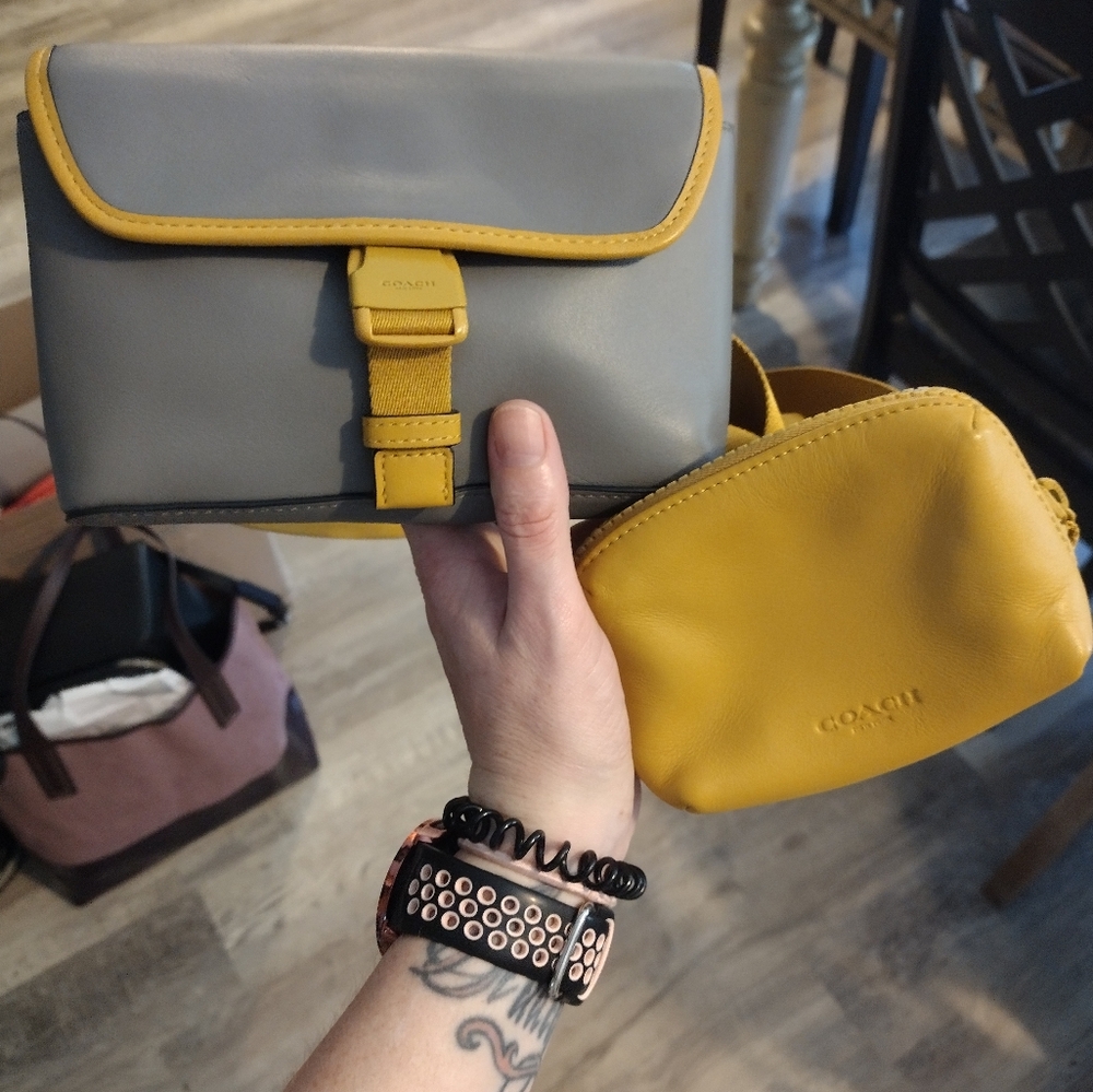 Coach Rider Double Belt Bag